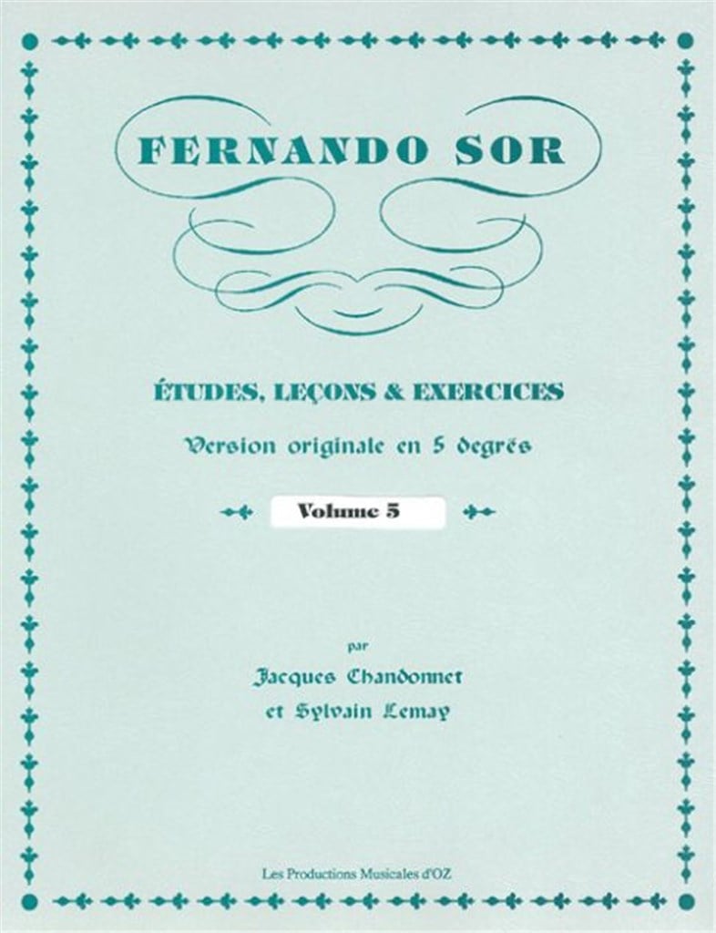 Études, leçons et exercices, vol. 5